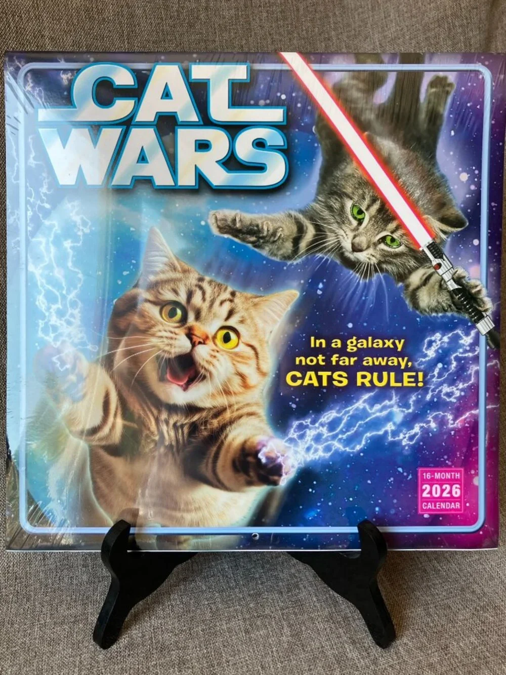 Sellers Publishing Cat Wars Galaxy 2026 Calendar New